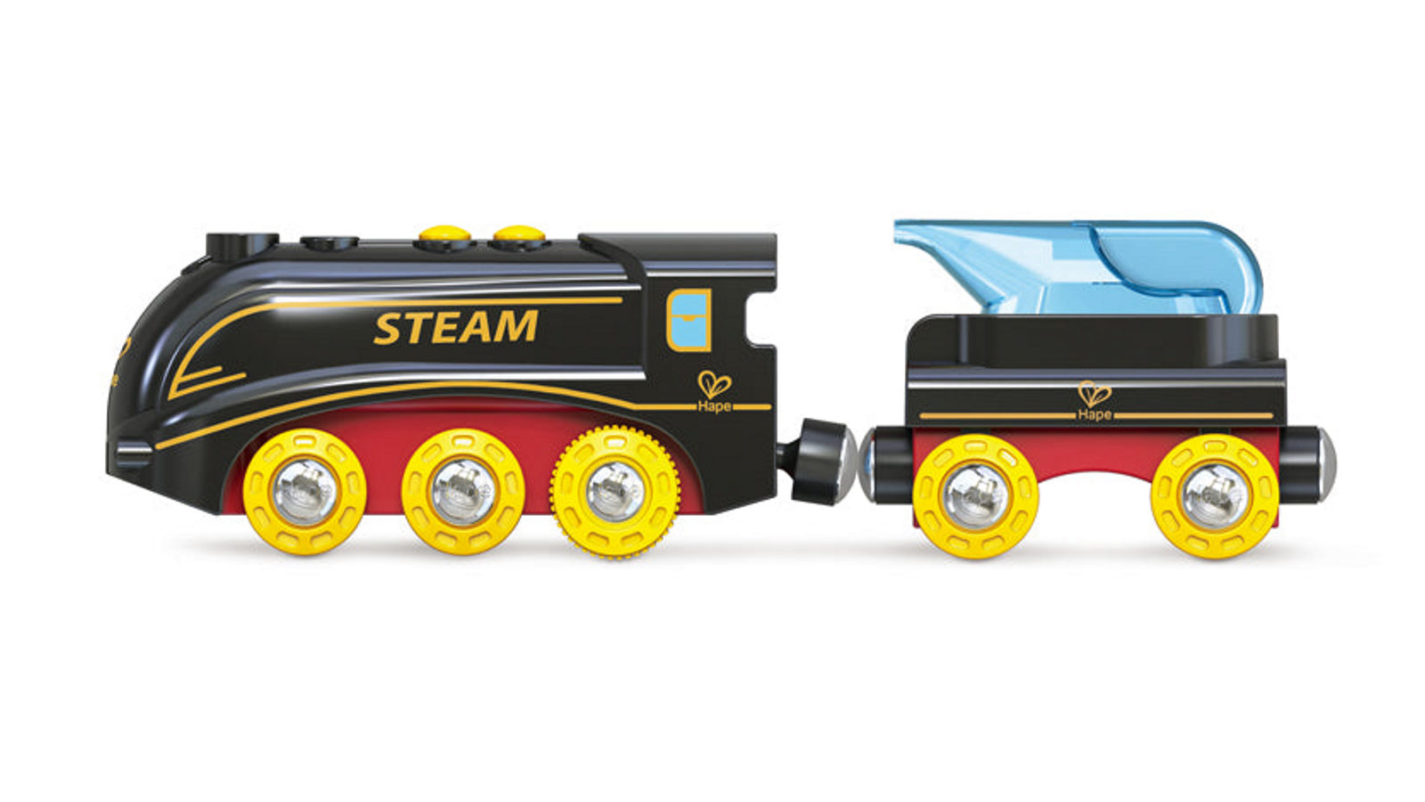 Hape Steam and Whistle Train Set