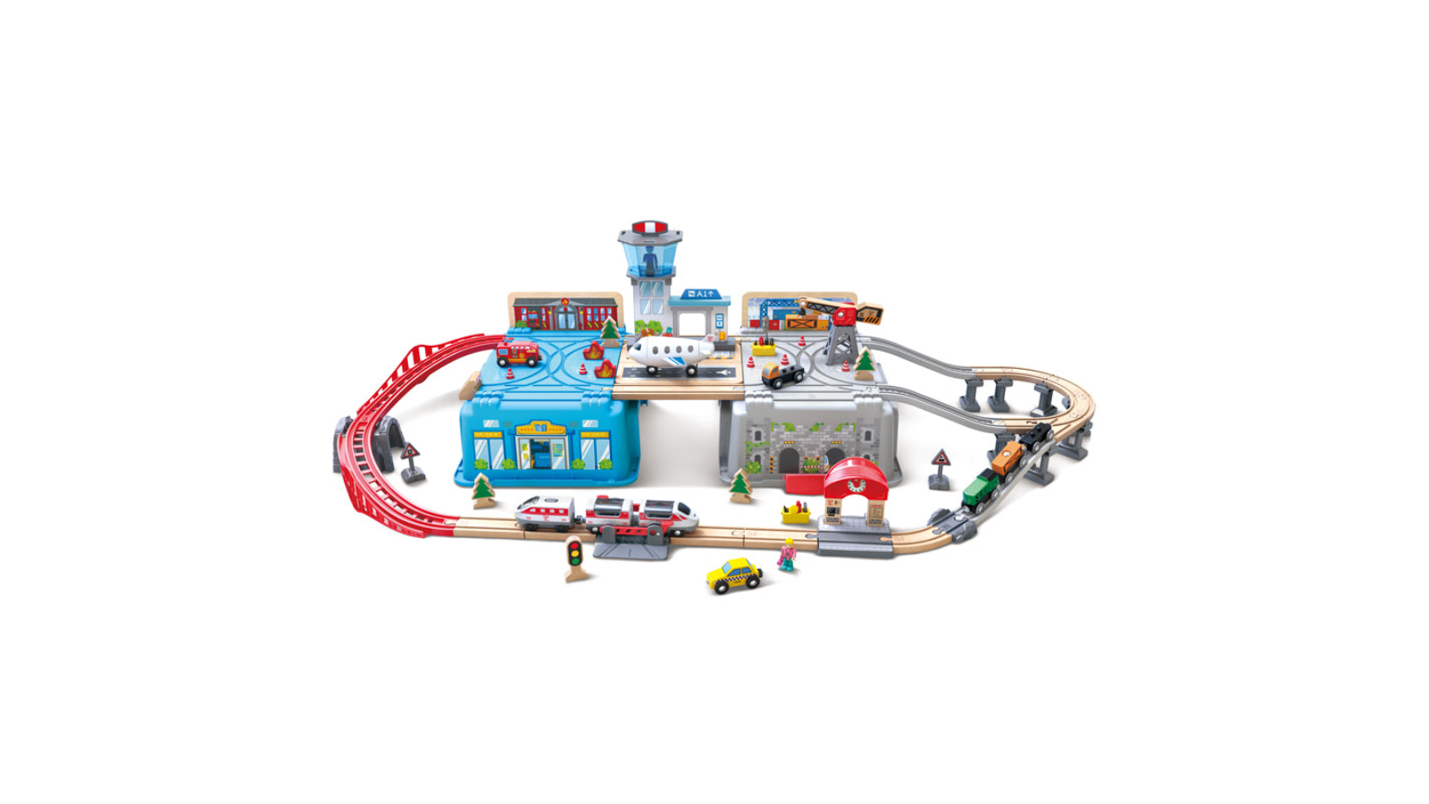 Hape Super Cityscape Transport Bucket Set