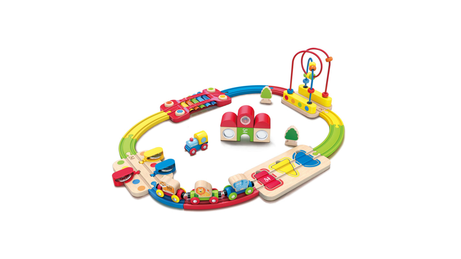 Hape Rainbow Puzzle Railway