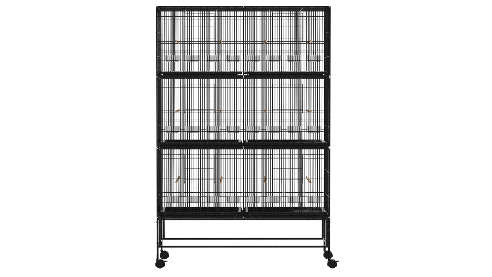 i.Pet Bird Cage Large Aviary Parrot Galvanised Stand - 175cm