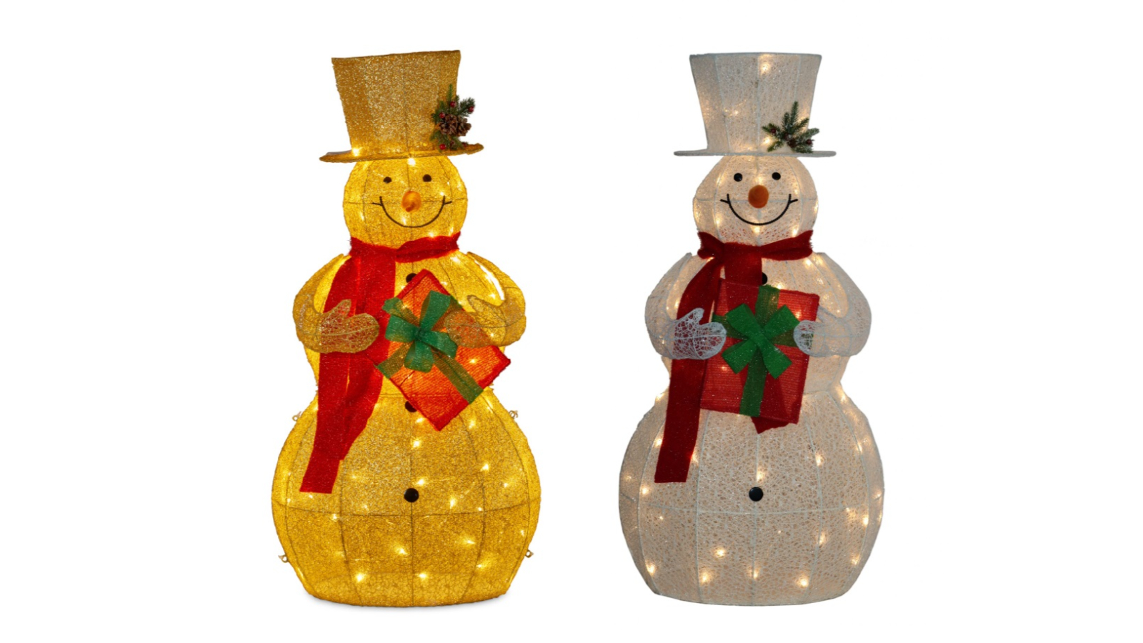 Klika 120cm Outdoor Christmas Snowman with Light