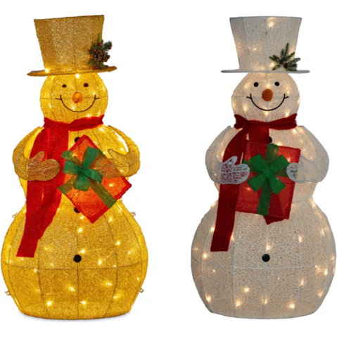 Klika 120cm Outdoor Christmas Snowman with Light