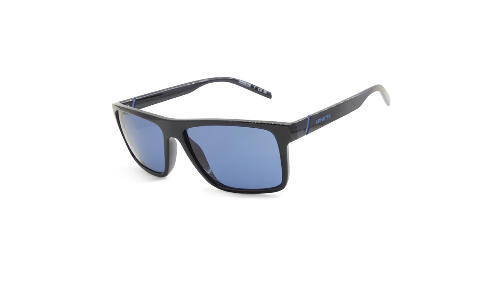 Arnette AN4267 275280 Goemon Men's Fashion Sunglass - Shiny Black/Dark Blue