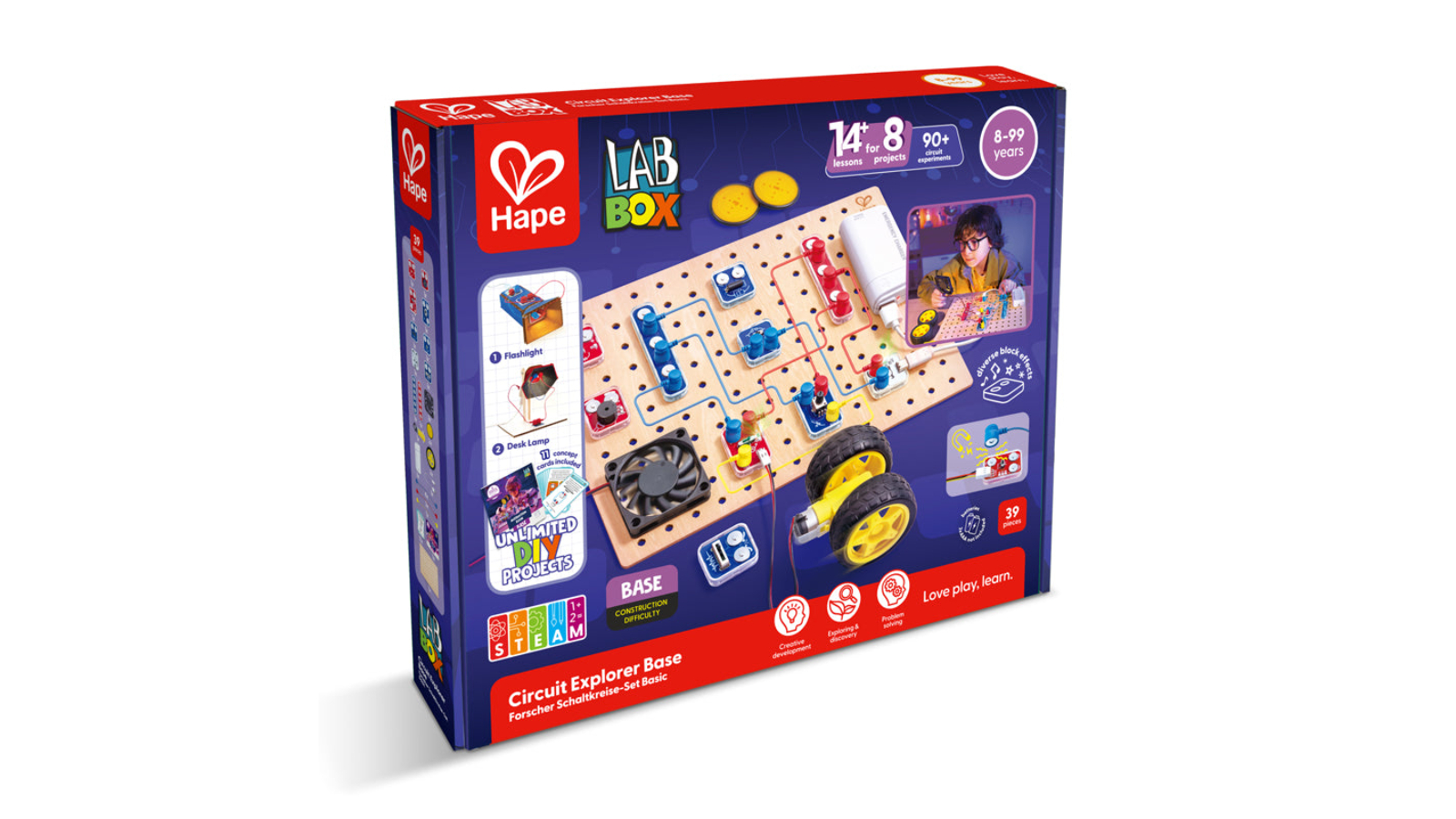 LabBox 47 Piece Circuit Explorer Base