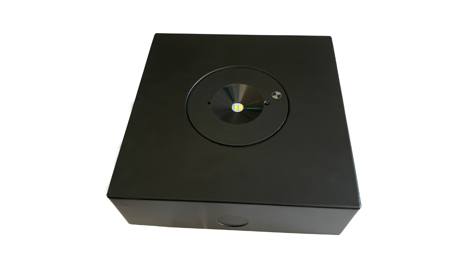 Lawell Surface Mount Emergency Downlight - Black
