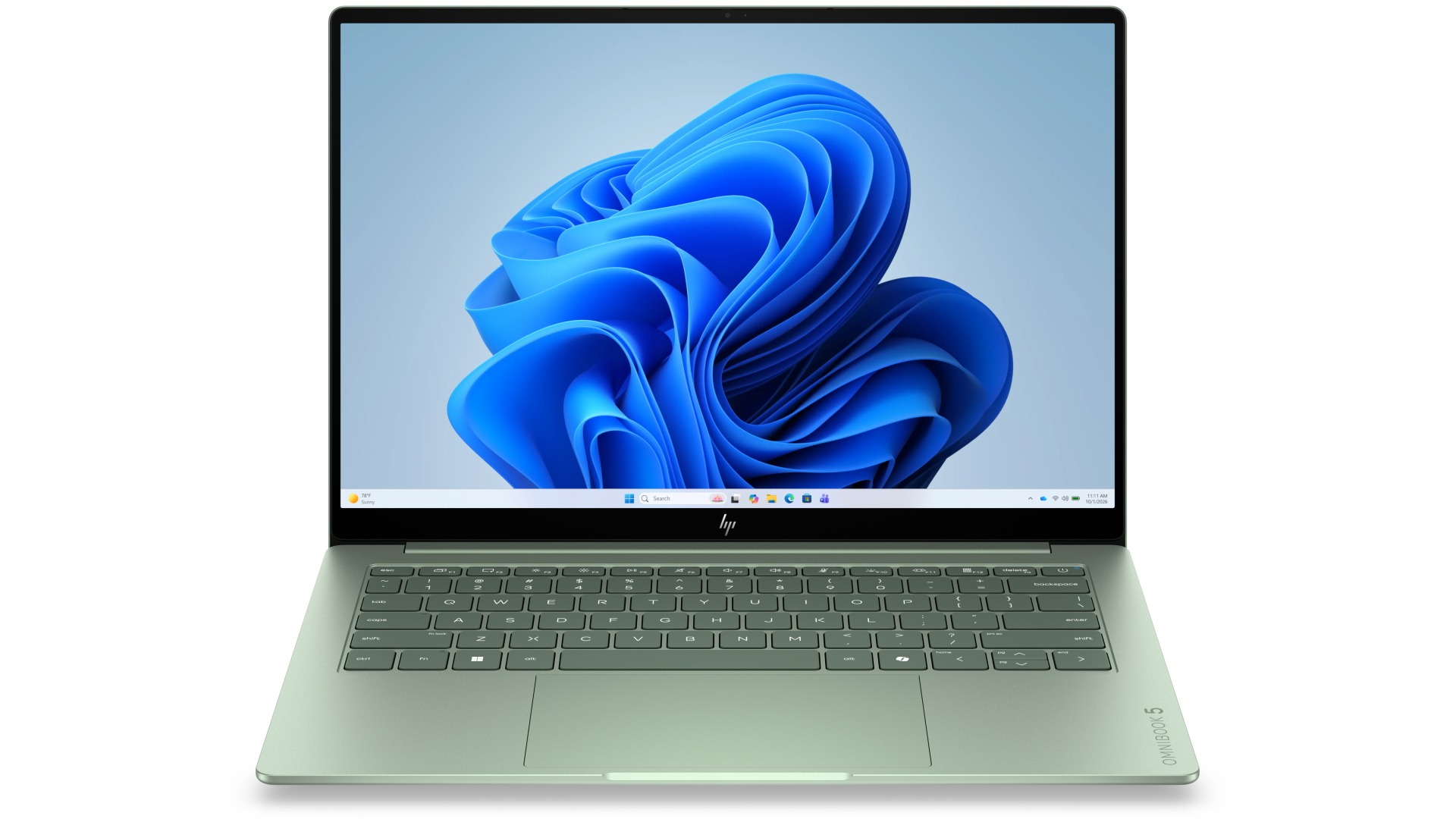HP OmniBook 5 14-inch Core 5-320/16GB/512GB SSD AI Laptop - Soft Honeydew