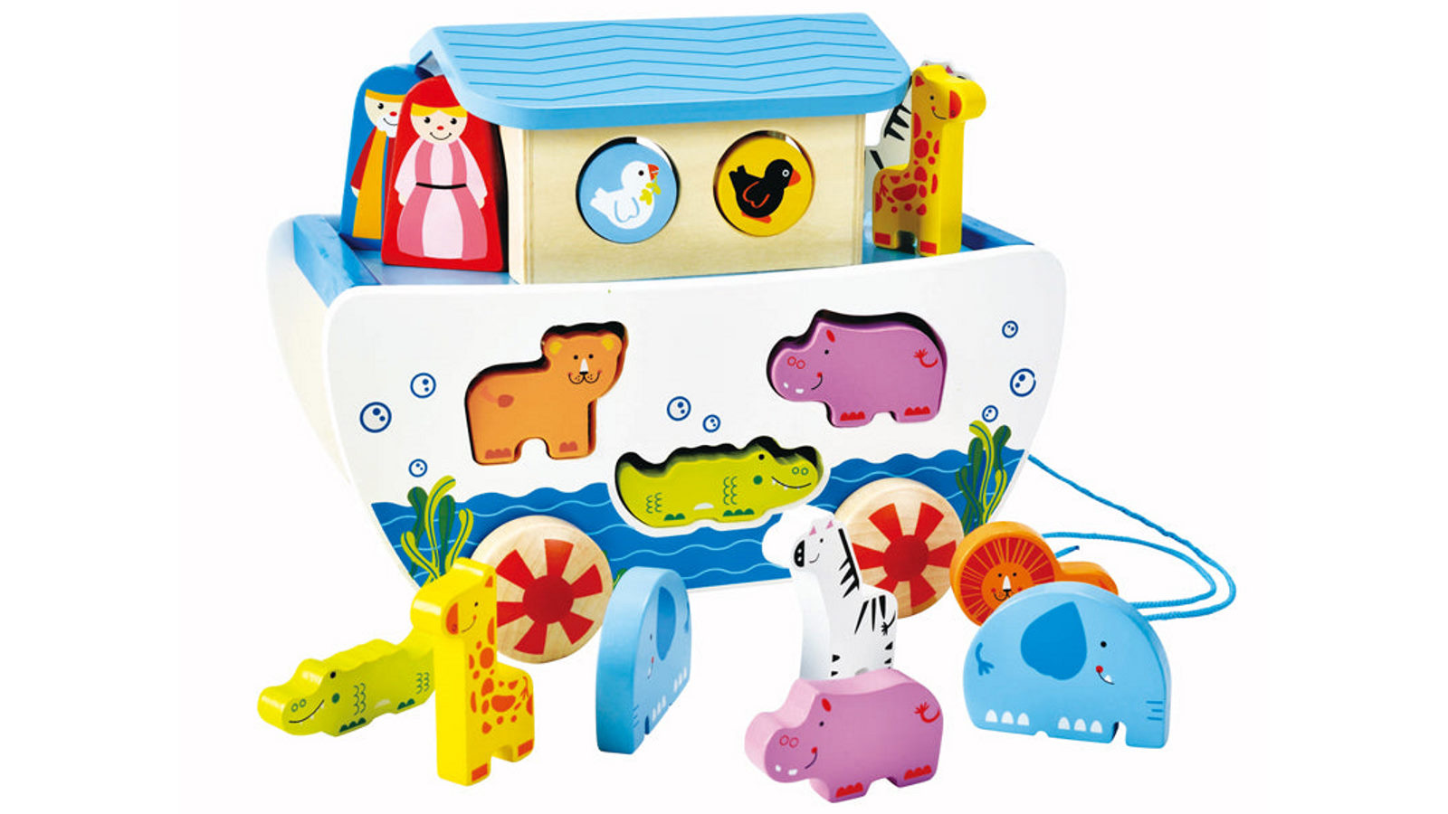 Hape Pull-A-Long Noah’s Ark-FSC