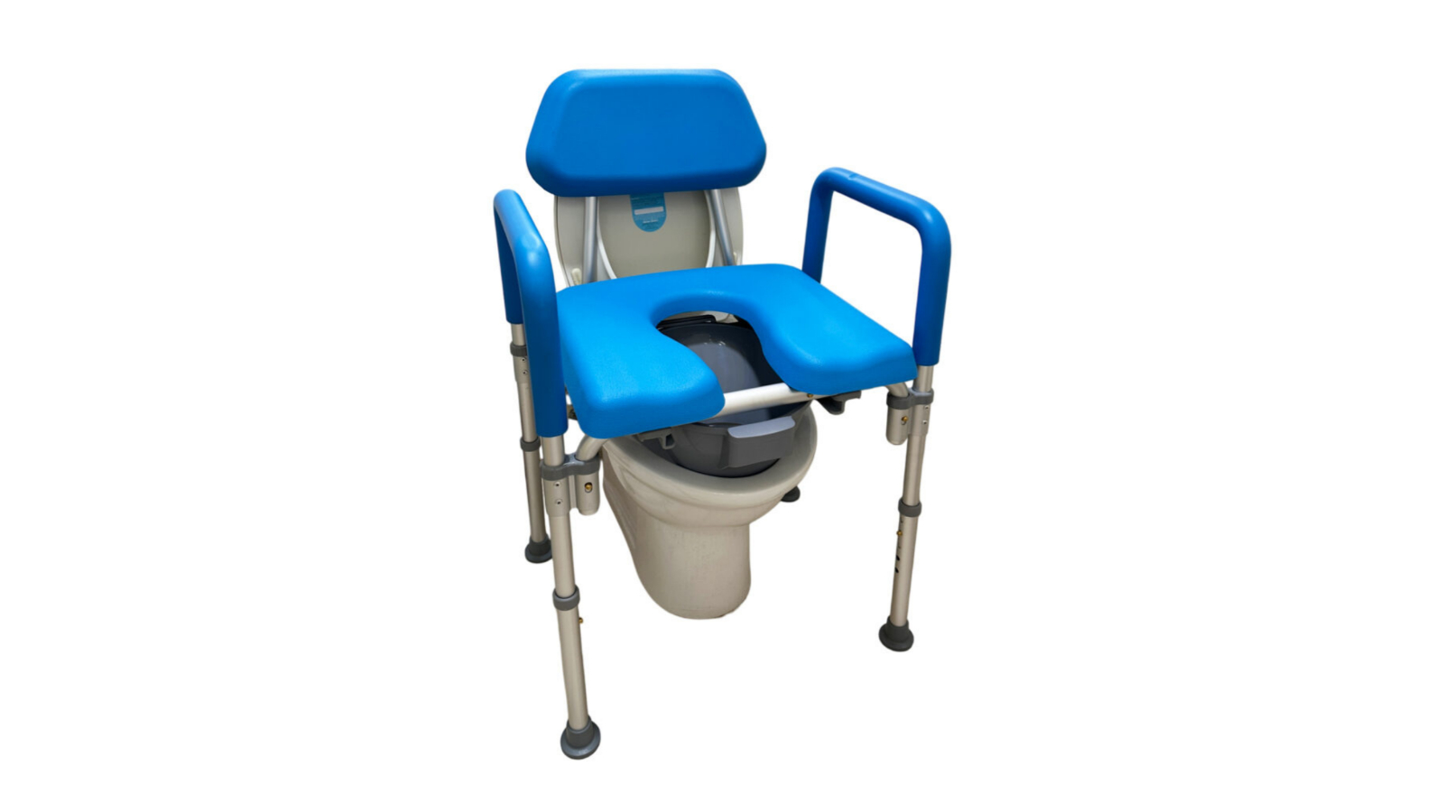 Safety and Mobility 3-in-1 Width Adjustable Commode Chair