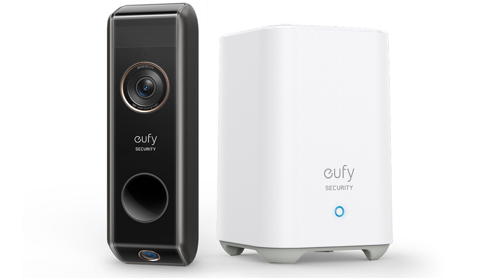 eufy Security 2K Battery Powered Dual Camera Video Doorbell with