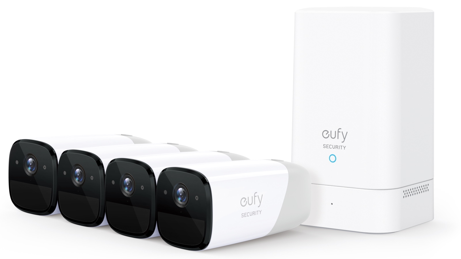 eufy Security eufyCam 2 Pro 2K 4Pack Camera Kit with HomeBase 2
