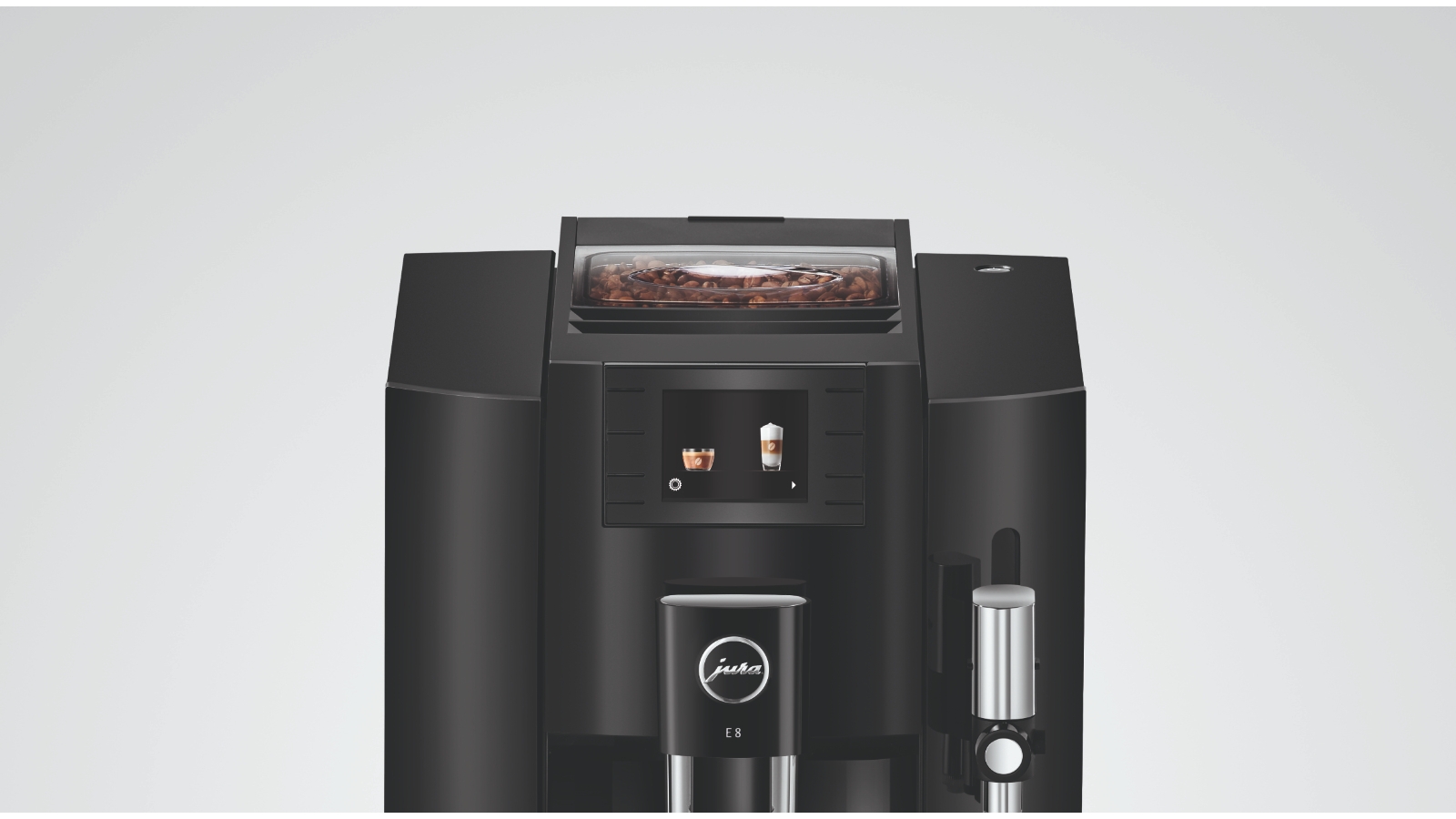 Jura E8 Automatic Coffee Machine Piano Black Harvey Norman