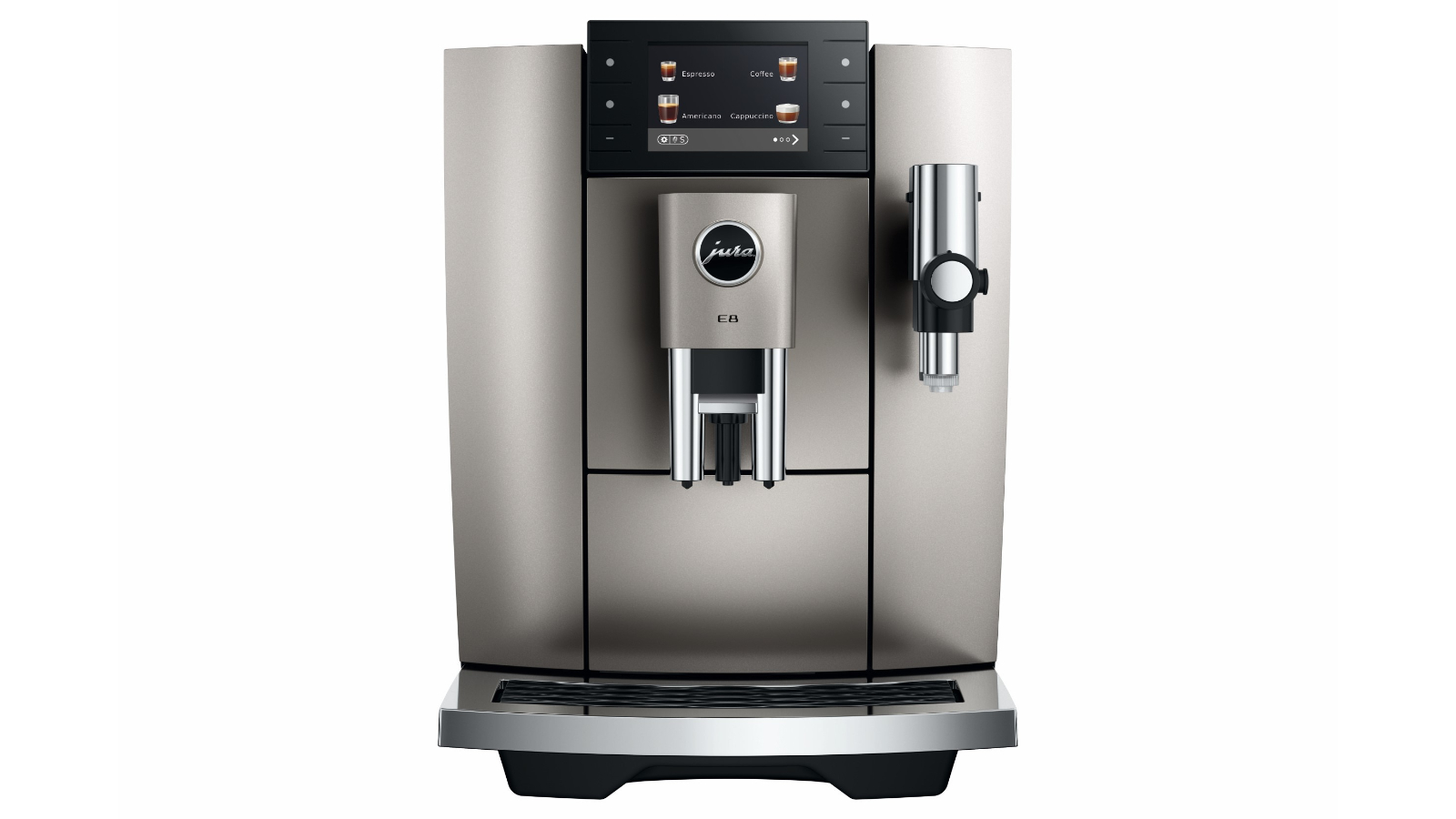 Jura E8 Automatic Coffee Machine - Midnight Silver