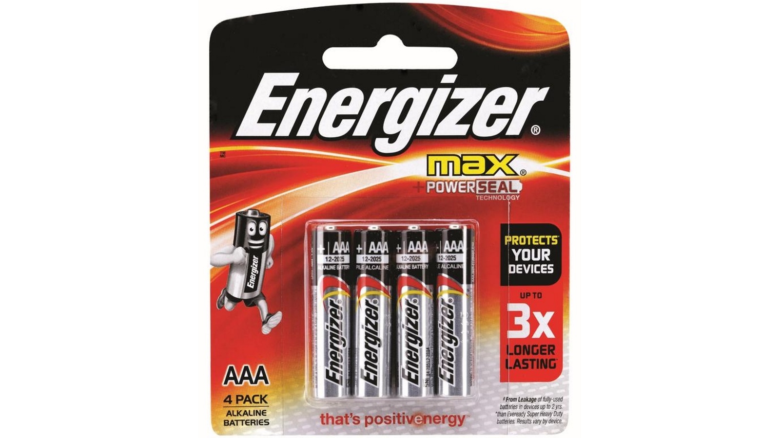 Energizer Max AAA Batteries 4 Pack Harvey Norman