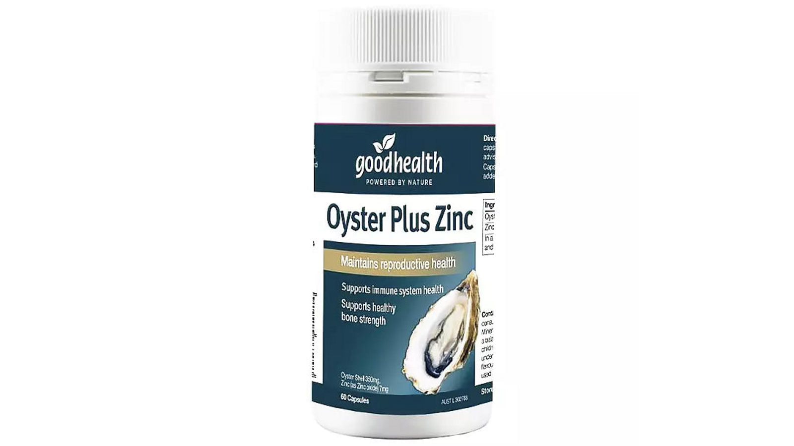 Good Health Oyster Plus Zinc 60 Hard Capsules