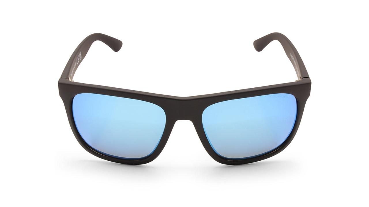 Dirty Dog 53577 Unisex Quag Polarised Sunglasses - Black/Ice Blue