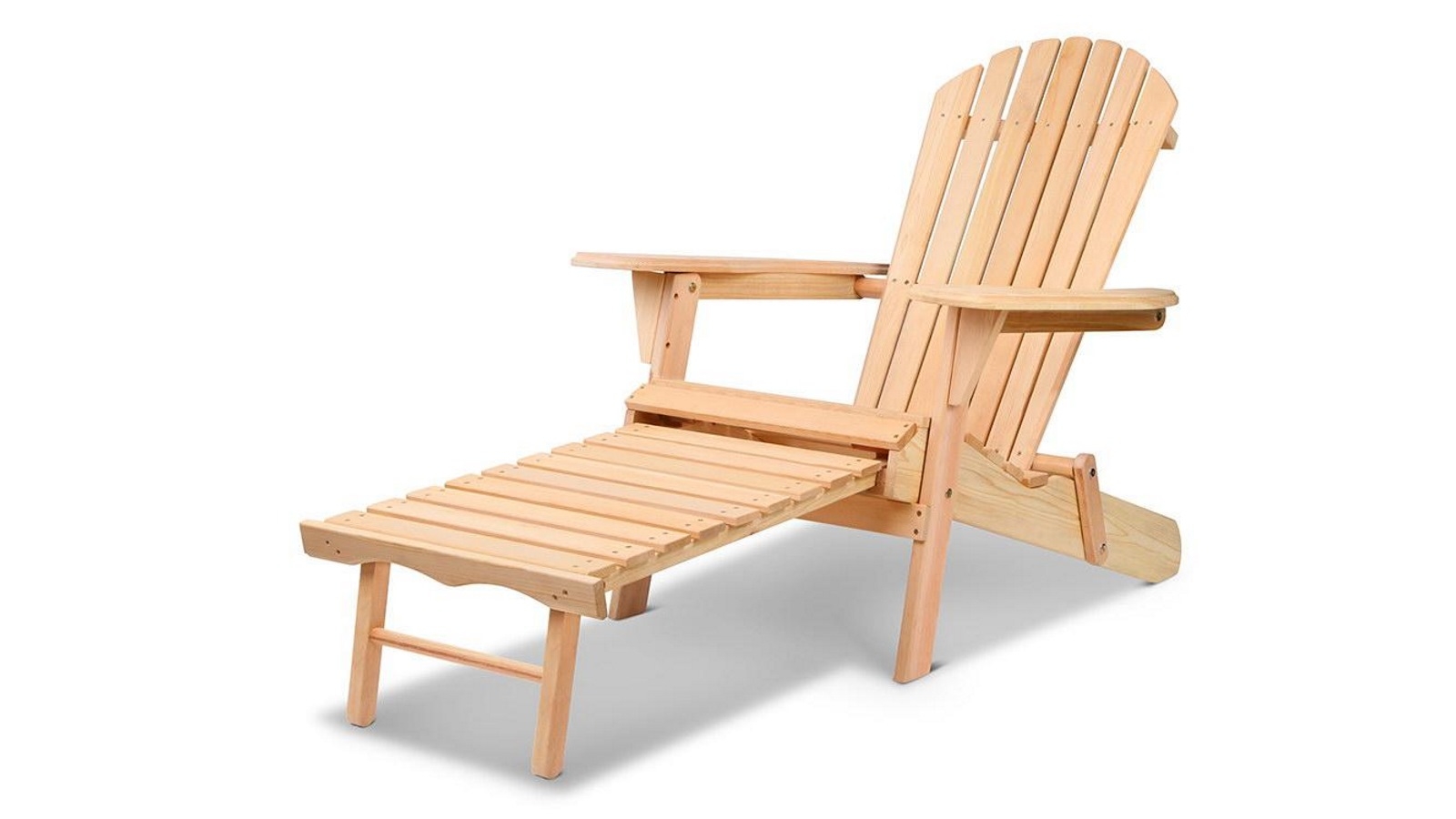 Gardeon Outdoor Chair Wooden Beach Sun Lounge