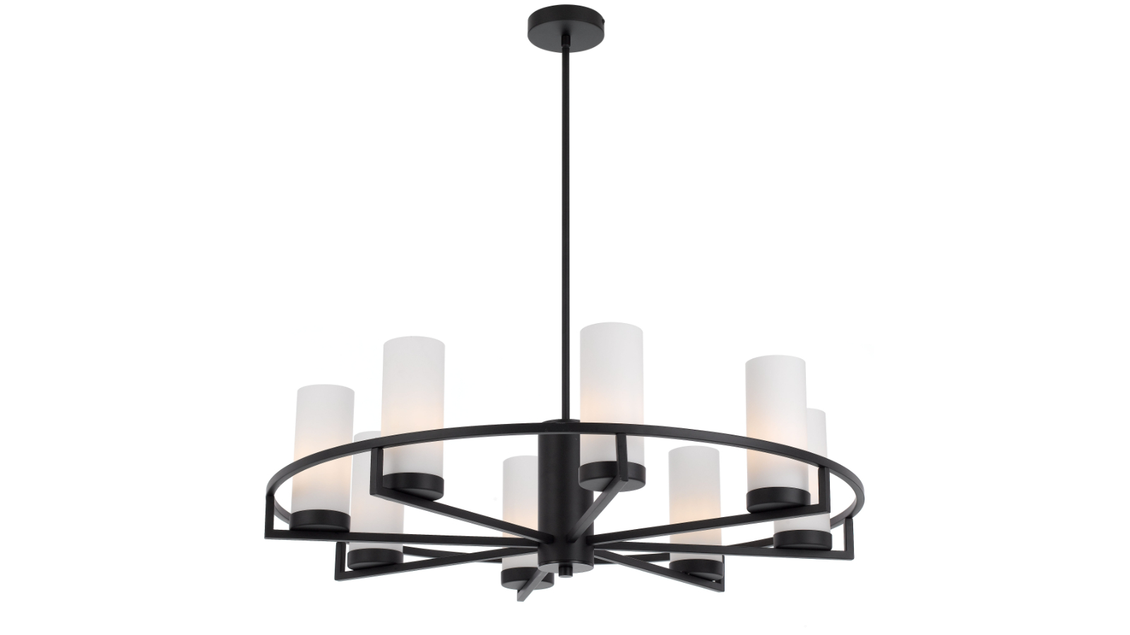 Pretty & Practical Topaz Pendant Light with Striking Glass Detail