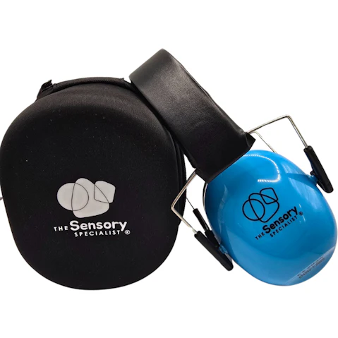 The Sensory Specialist Kids Earmuffs with Storage Case - Blue