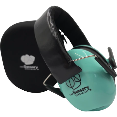 The Sensory Specialist Noise Reducing Kids Earmuffs with Storage Case - Green