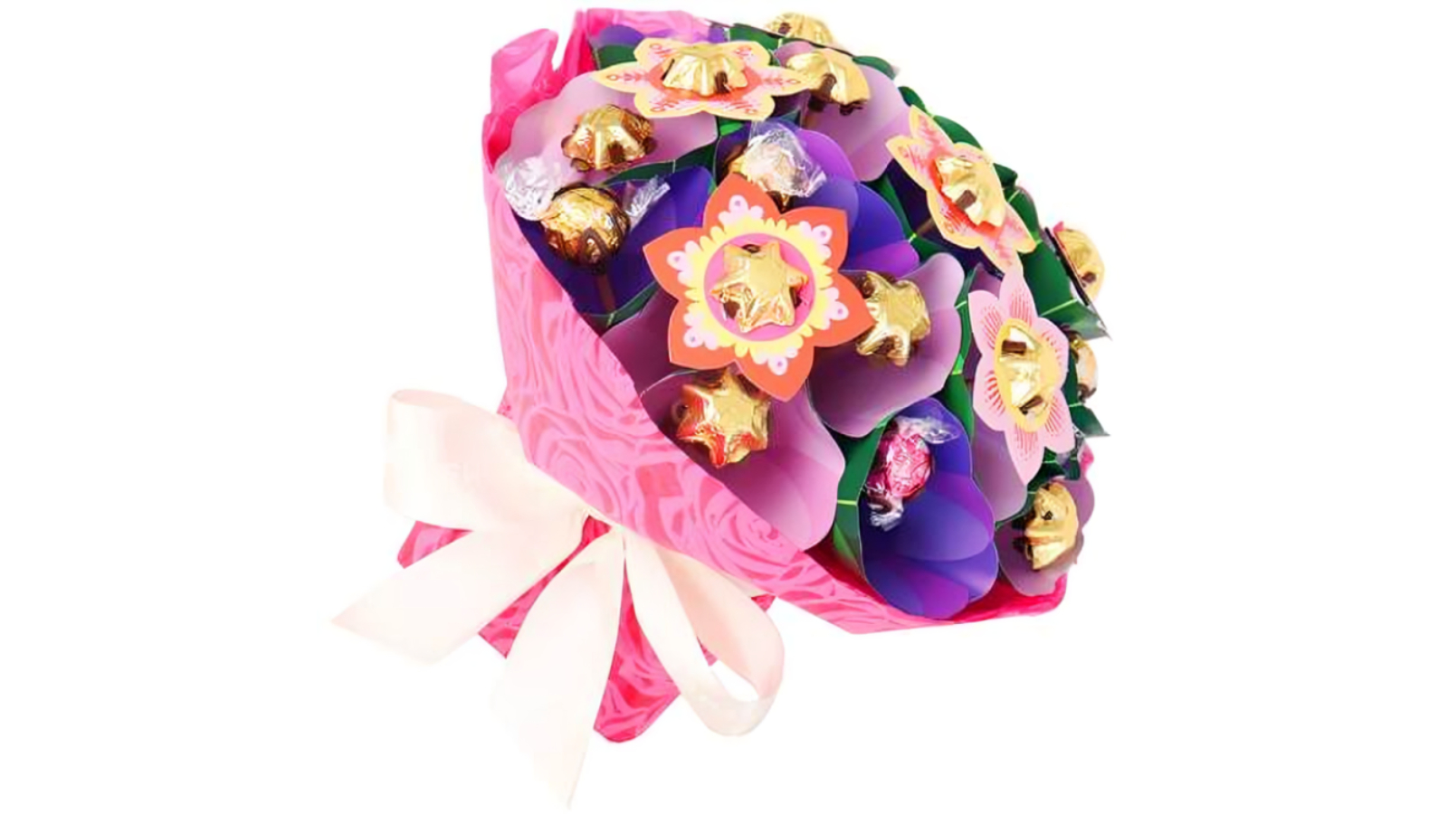 Edible Blooms Bright Flower Bouquet - Medium