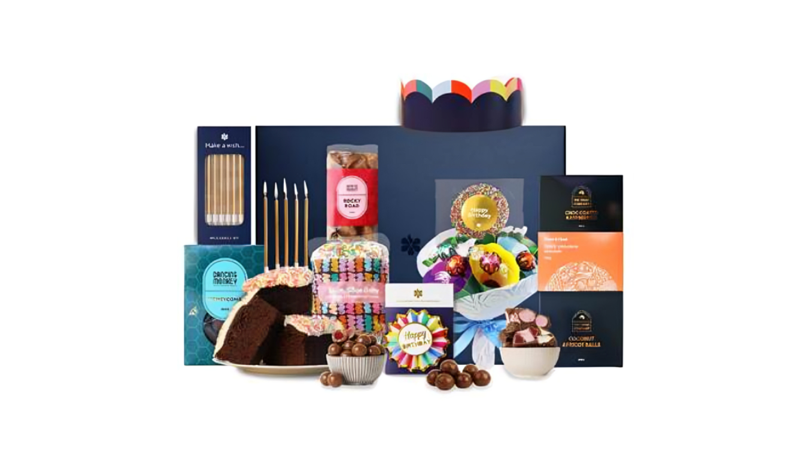 Edible Blooms Birthday in a Box Sweet Celebration