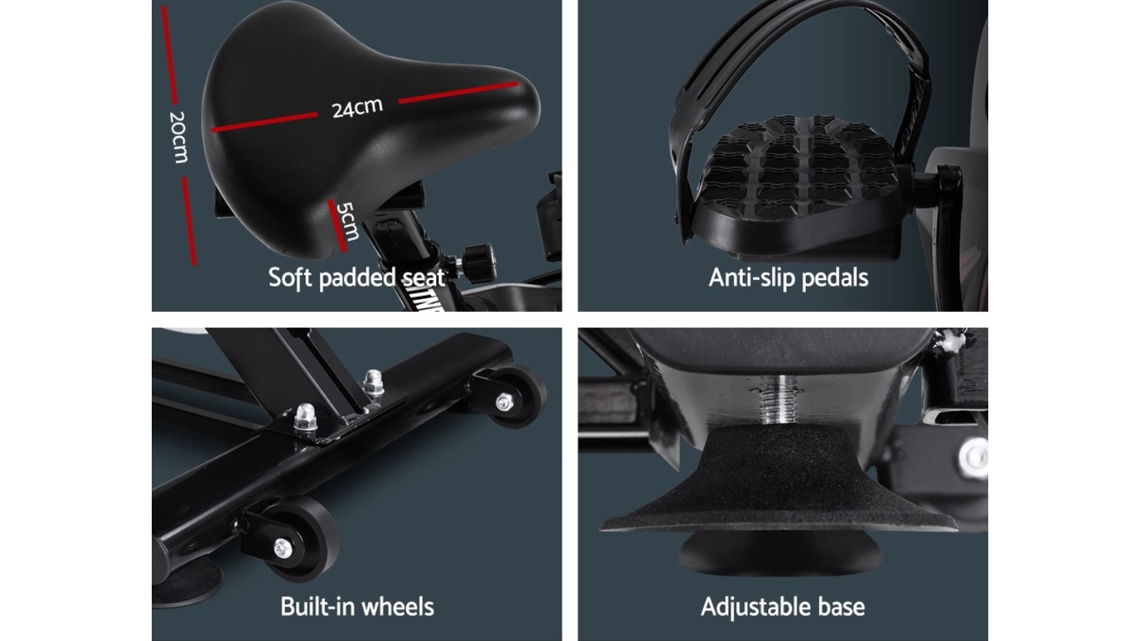 Everfit Exercise Flywheel Spin Bike Harvey Norman