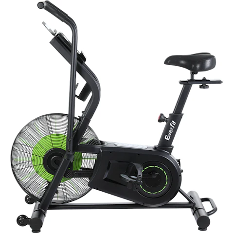 Everfit Fitness Home Gym Cardio Air Bike Dual Action Exercise Bike