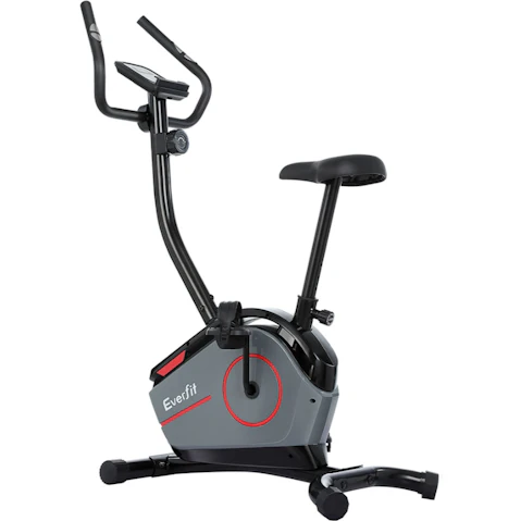 Everfit Fitness Home Gym Cardio Magnetic Exercise Bike 8 Levels Upright Bike