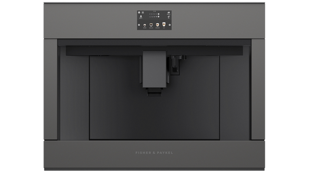 Fisher & Paykel 60cm Series 9 Minimal Built-in Coffee Maker - Grey Glass
