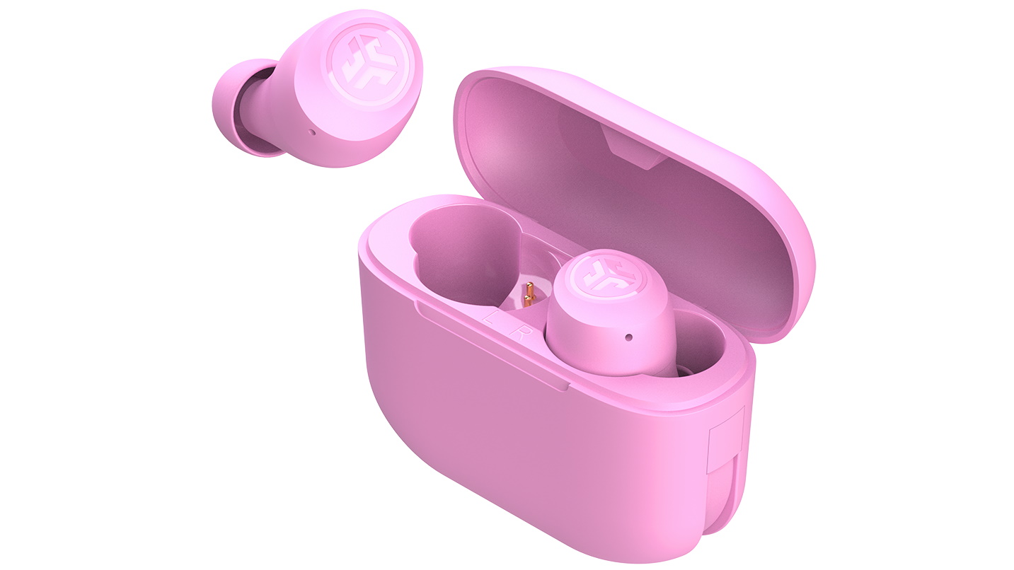 JLab GO Air POP True Wireless Earbuds - Pink | Harvey Norman
