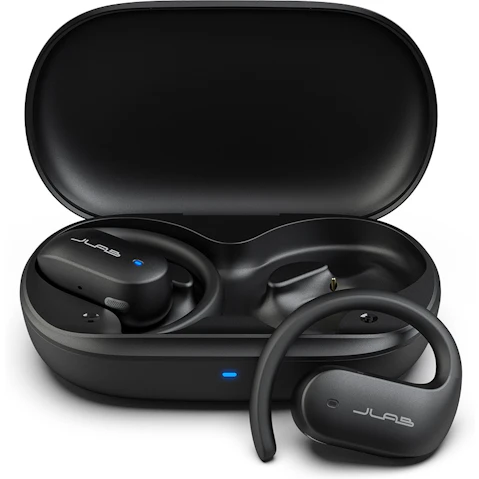 JLab JBuds Open Sport Air Conduction Wireless Earbuds - Black