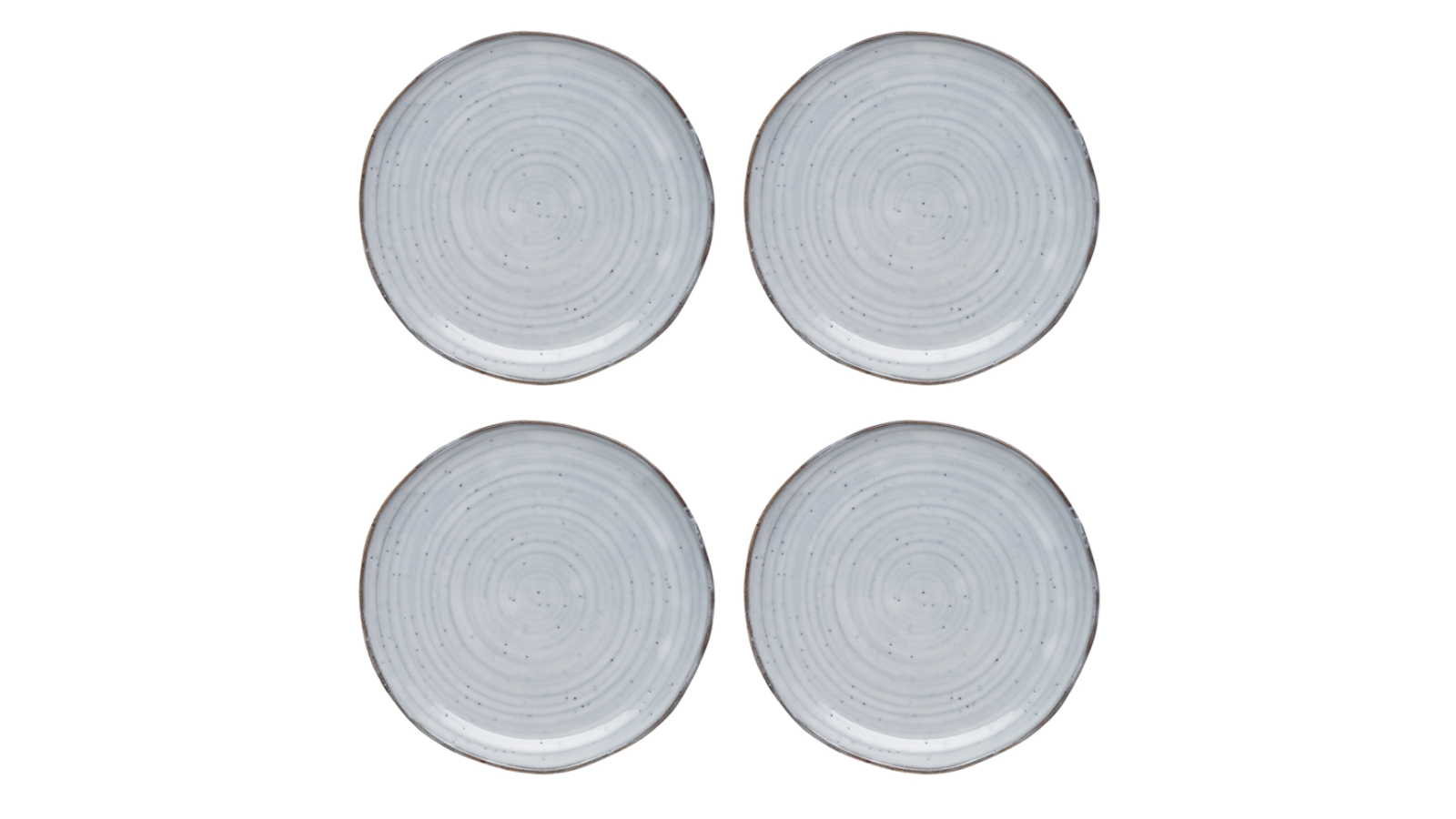 Ecology 4 Piece Stoneware Ottawa Rustic Dinner Plate - Orchid