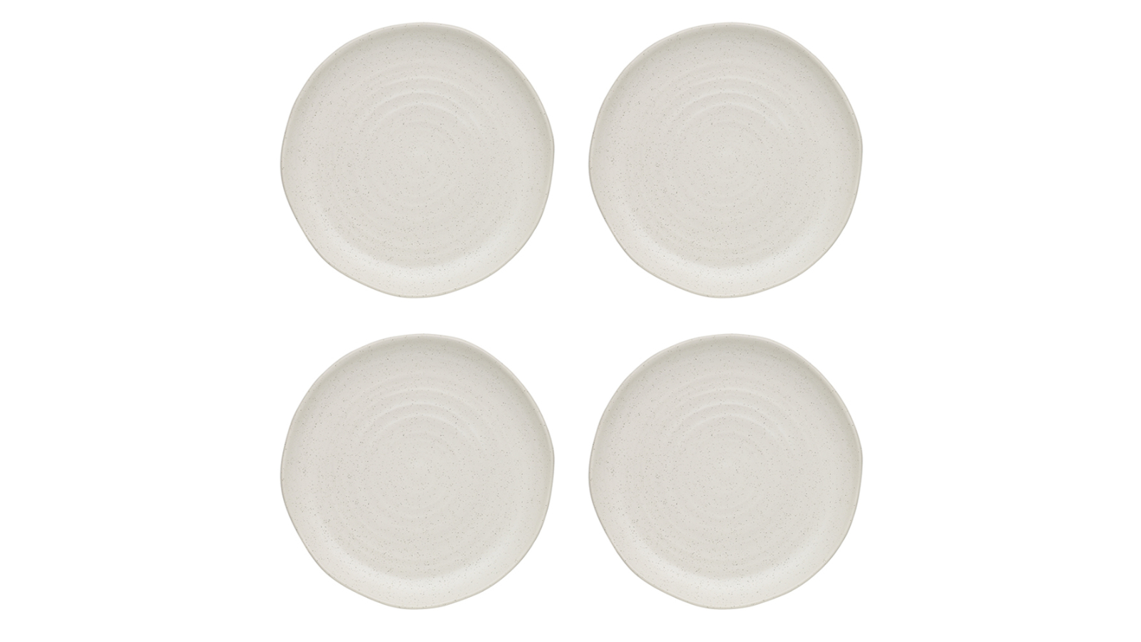 Ecology 4 Piece Stoneware Ottawa Rustic Dinner Plate - Calico