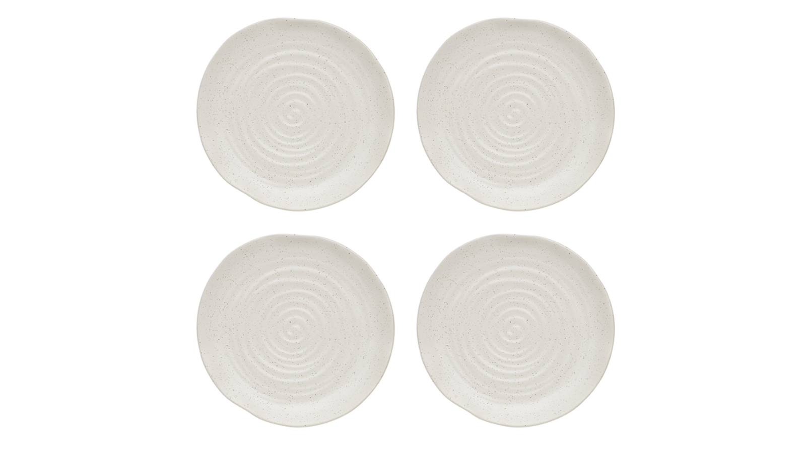 Ecology 4 Piece Stoneware Ottawa Side Serving Plate - Calico