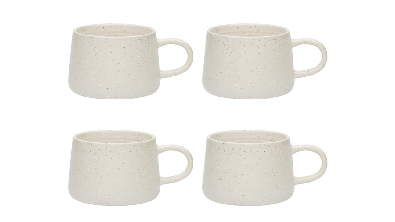 Ecology 4 Piece 365ml Stoneware Ottawa Drinking Mug - Calico