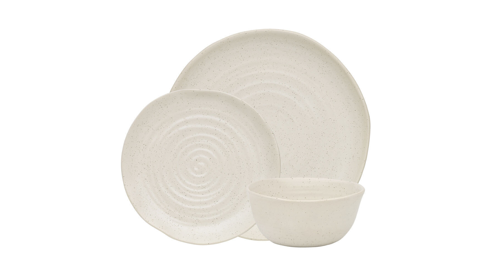 Ecology 12 Piece Stoneware Ottawa Dinner Set - Calico
