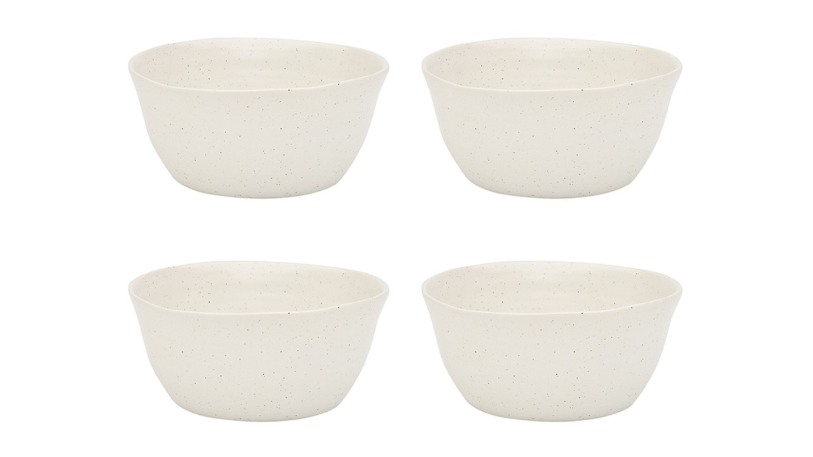 Ecology 4 Piece Stoneware Ottawa Rustic Bowl - Calico