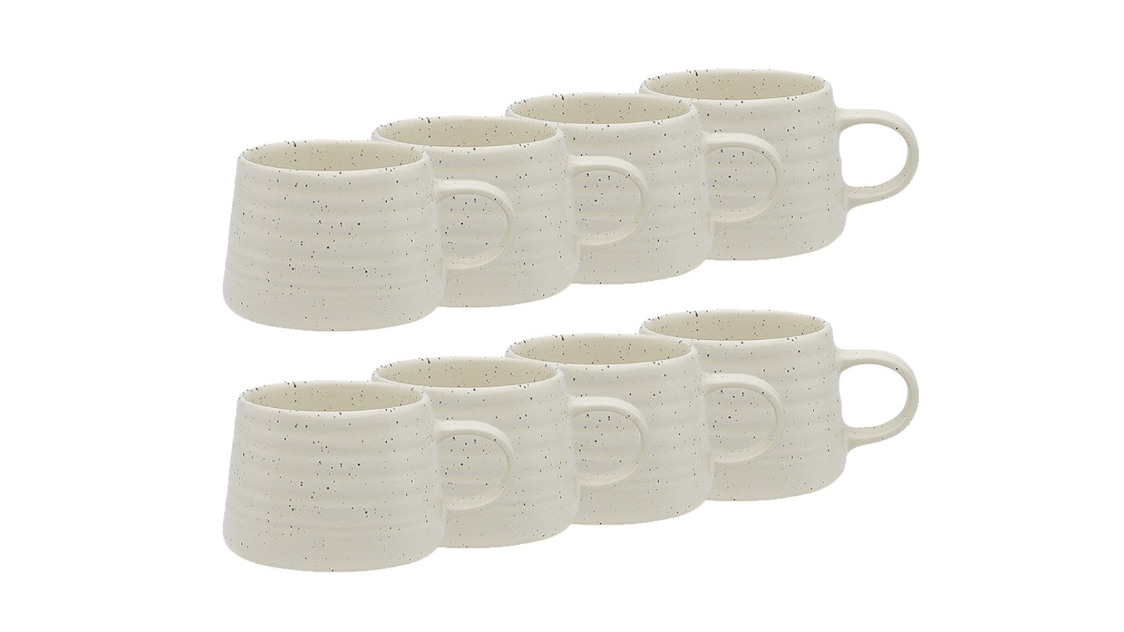 Ecology 8 Piece 85ml Ottawa Macchiato Drink Mug - Calico