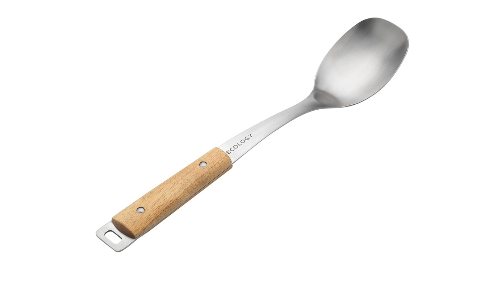 Ecology Stainless Steel Provisions Acacia Serving Spoon - Natural