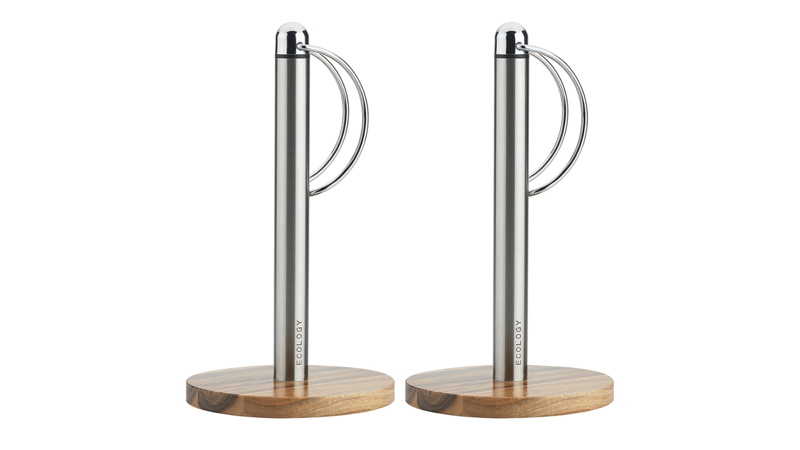 Ecology 2 Piece Provisions Acacia Paper Towel Holder - Natural