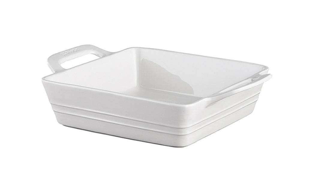 Ecology 30cm Signature Porcelain Square Baker - White