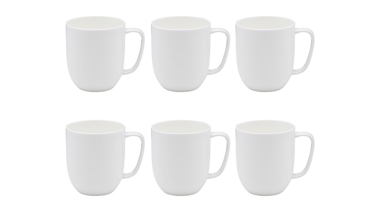 Ecology 6 Piece 380ml Canvas Coupe Drinking Mug