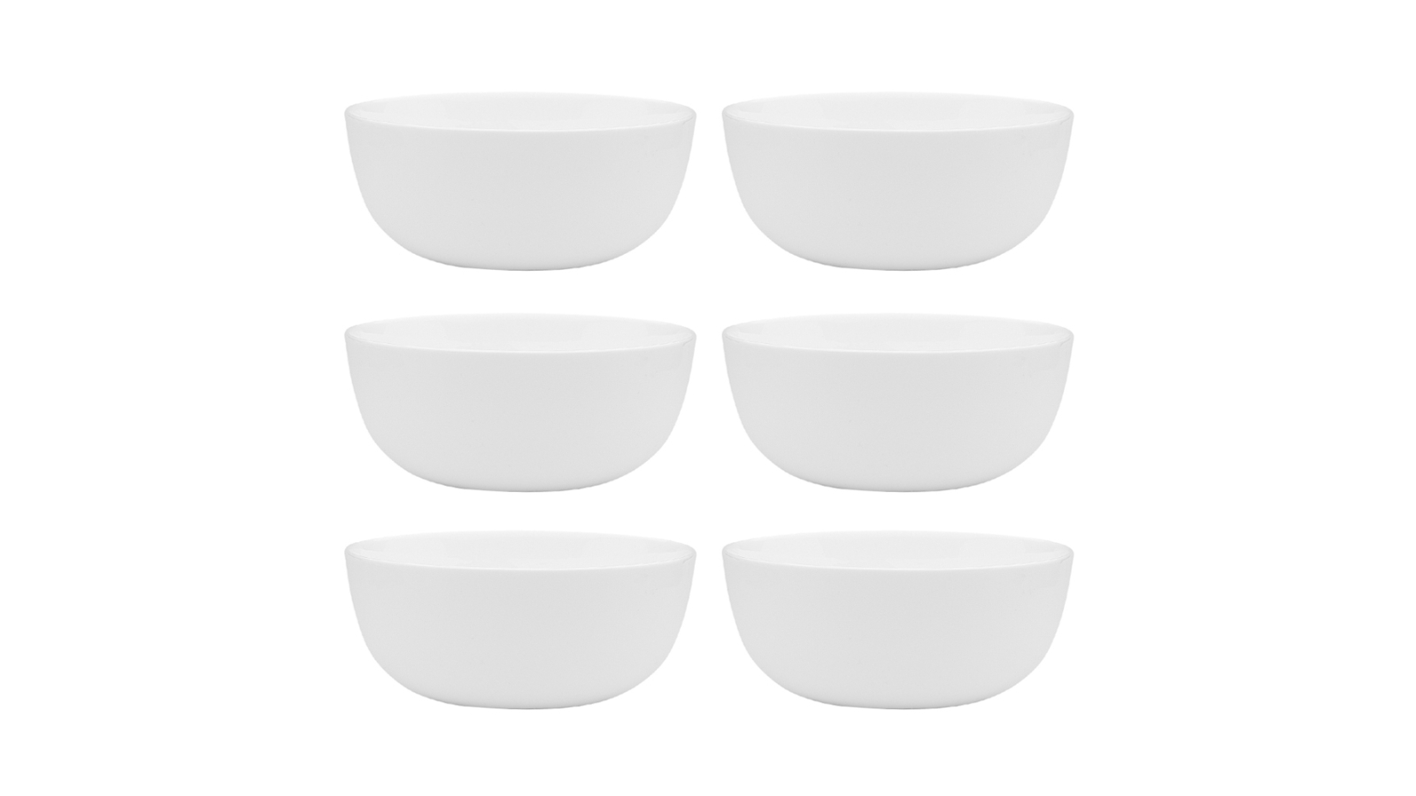 Ecology 6 Piece Canvas Soup Bowl - White