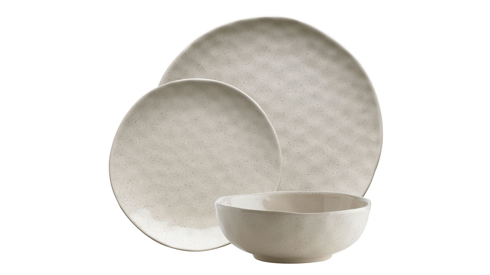 Ecology 12 Piece Speckle Oatmeal Dinner Harvey Norman