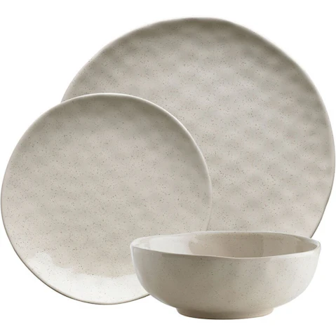 Ecology 12 Piece Speckle Oatmeal Dinner