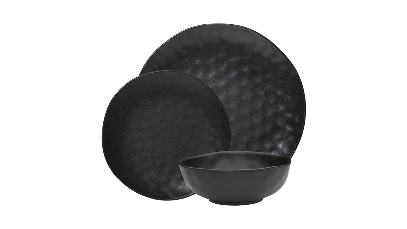 Ecology Speckle Dinner Set - Ebony