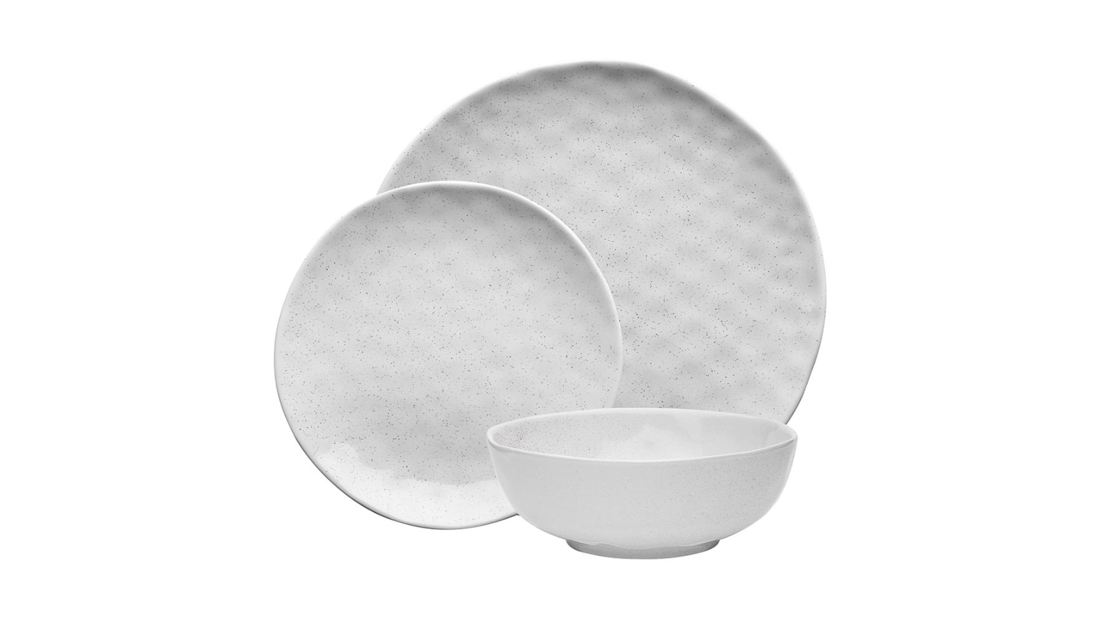 Ecology 12 Piece Speckle Dinner Set