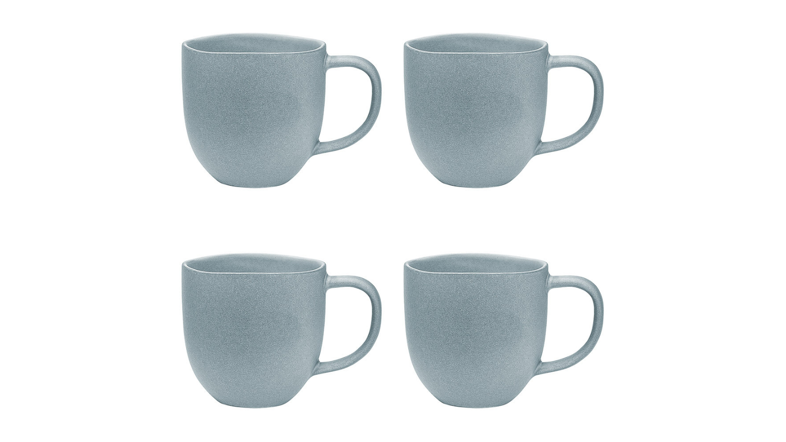 Ecology 4 Piece Dwell Mug - Pebble