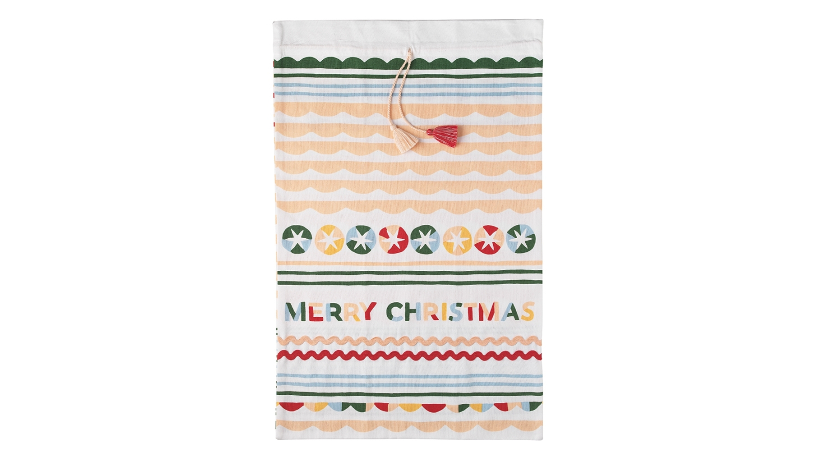 Ecology Kids Cotton Spirit Santa Sack Christmas Gift - 50 x 80cm