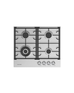 Euromaid Eclipse 600mm 4 Burner Stainless Steel Gas Cooktop